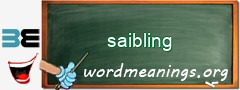 WordMeaning blackboard for saibling